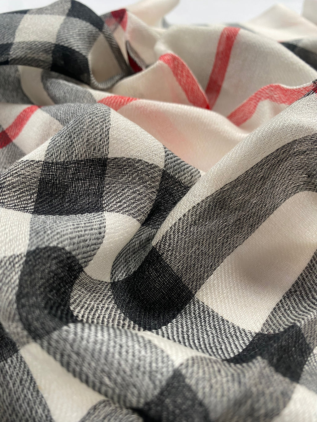 Flow & Check – Classic - Beige - aura cashmere