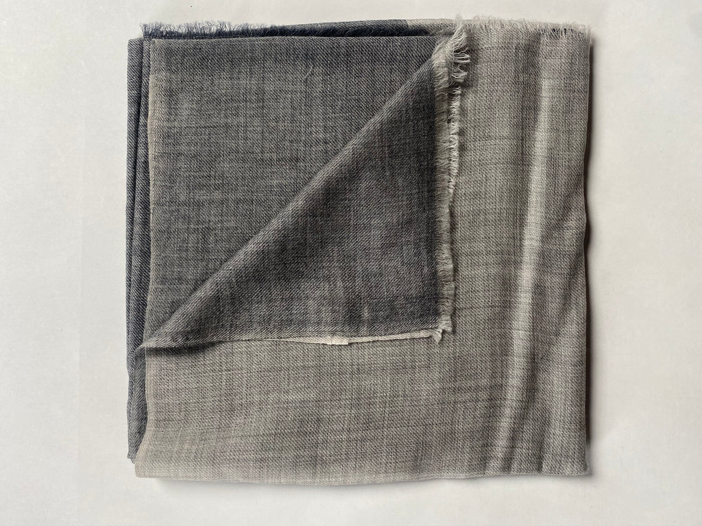 Flow & Check - Bold, Antrazyt & Grau - aura cashmere