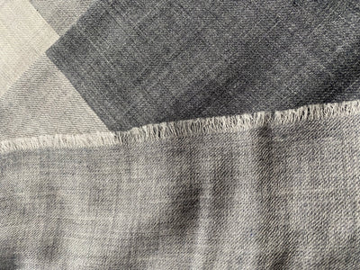 Flow & Check - Bold, Antrazyt & Grau - aura cashmere
