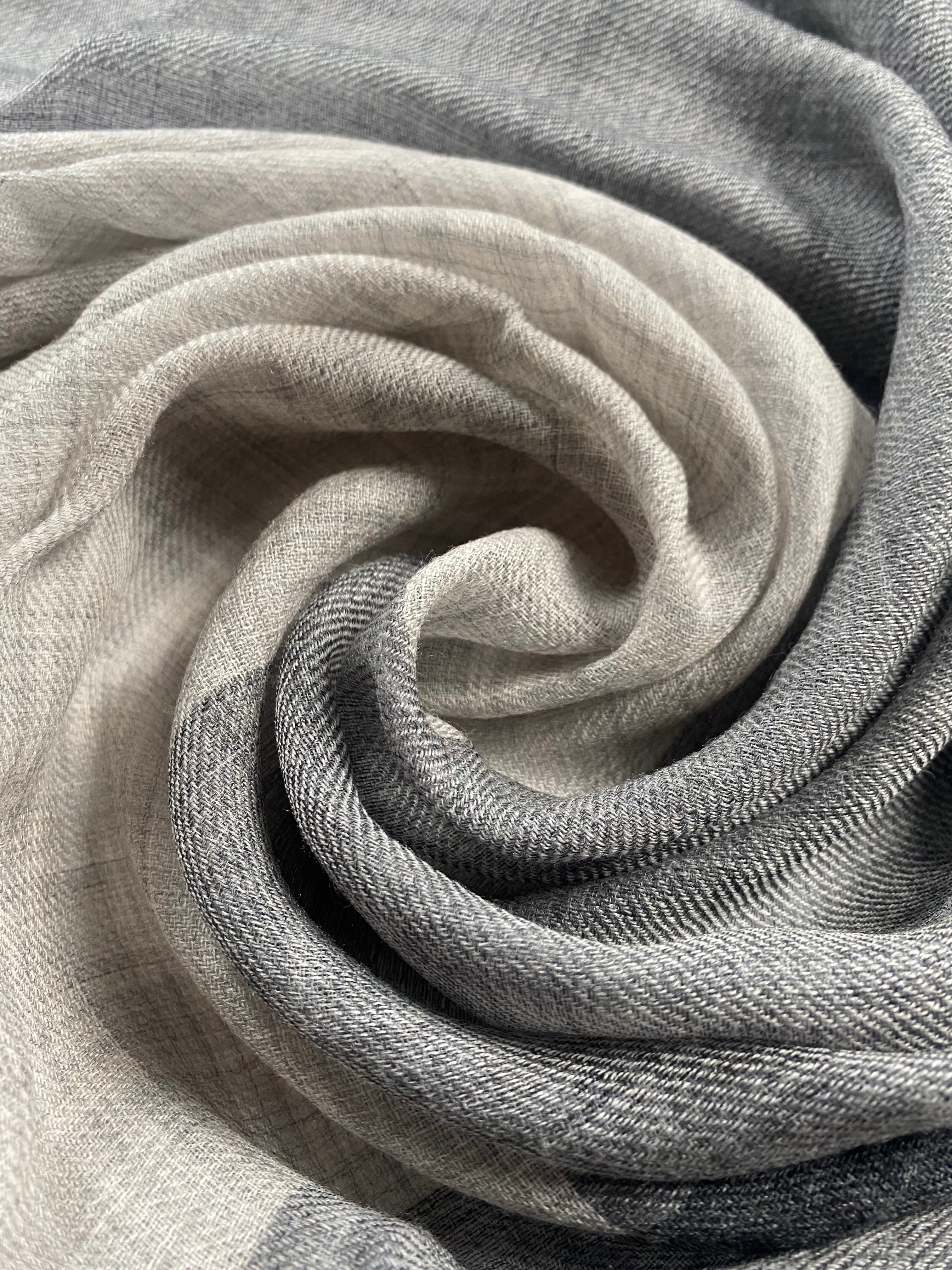 Flow & Check - Bold, Antrazyt & Grau - aura cashmere