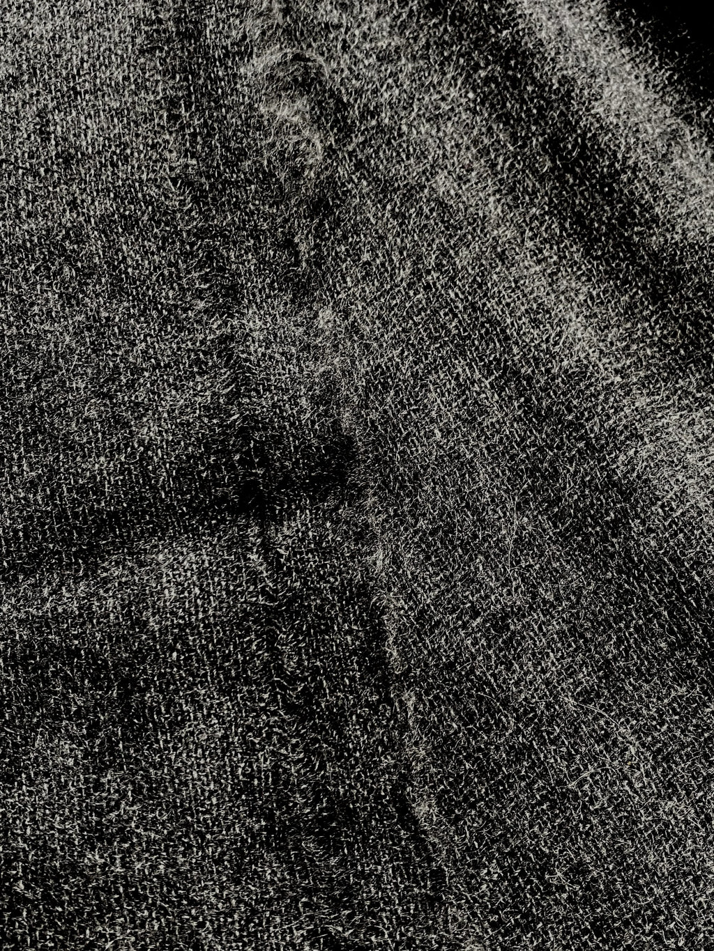 Double Lock Cashmere Schal - Dunkel Grau - aura cashmere