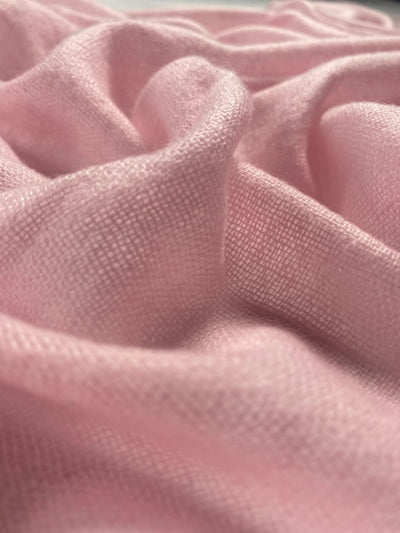 Double Lock Cashmere Schal - Blass Rosa - aura cashmere