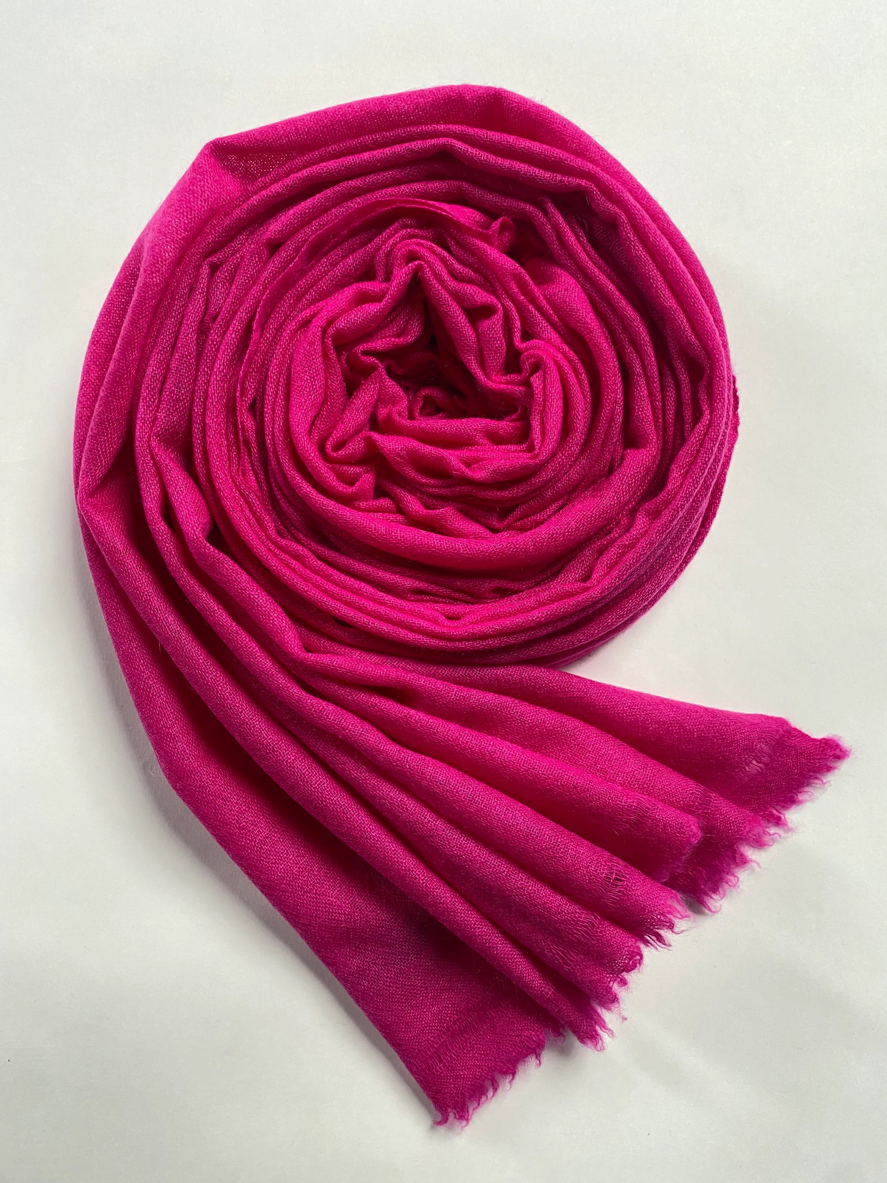 Double Lock Cashmere Schal - Pink - aura cashmere