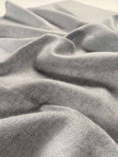 Double Lock Cashmere Schal - Grau - aura cashmere