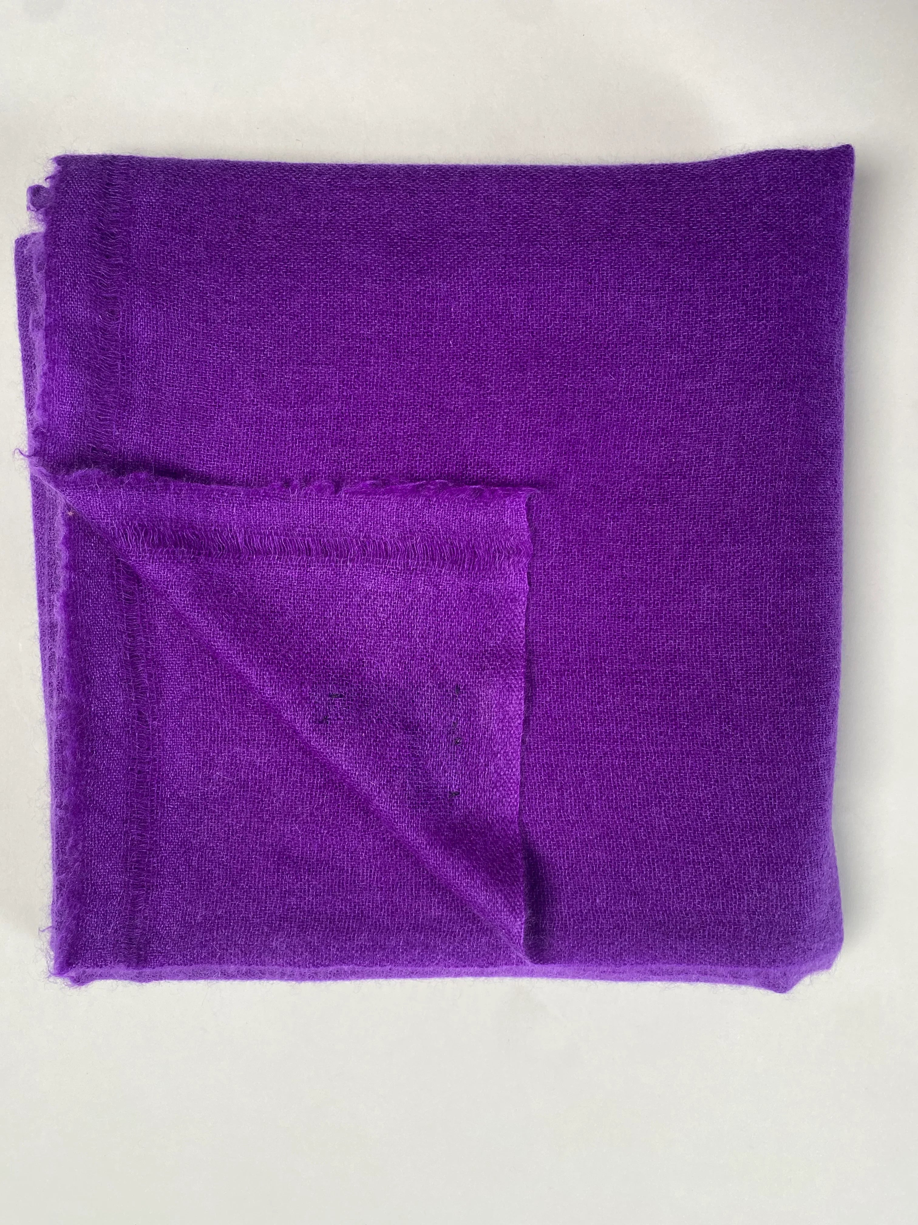 Double Lock Cashmere Schal - Violette - aura cashmere
