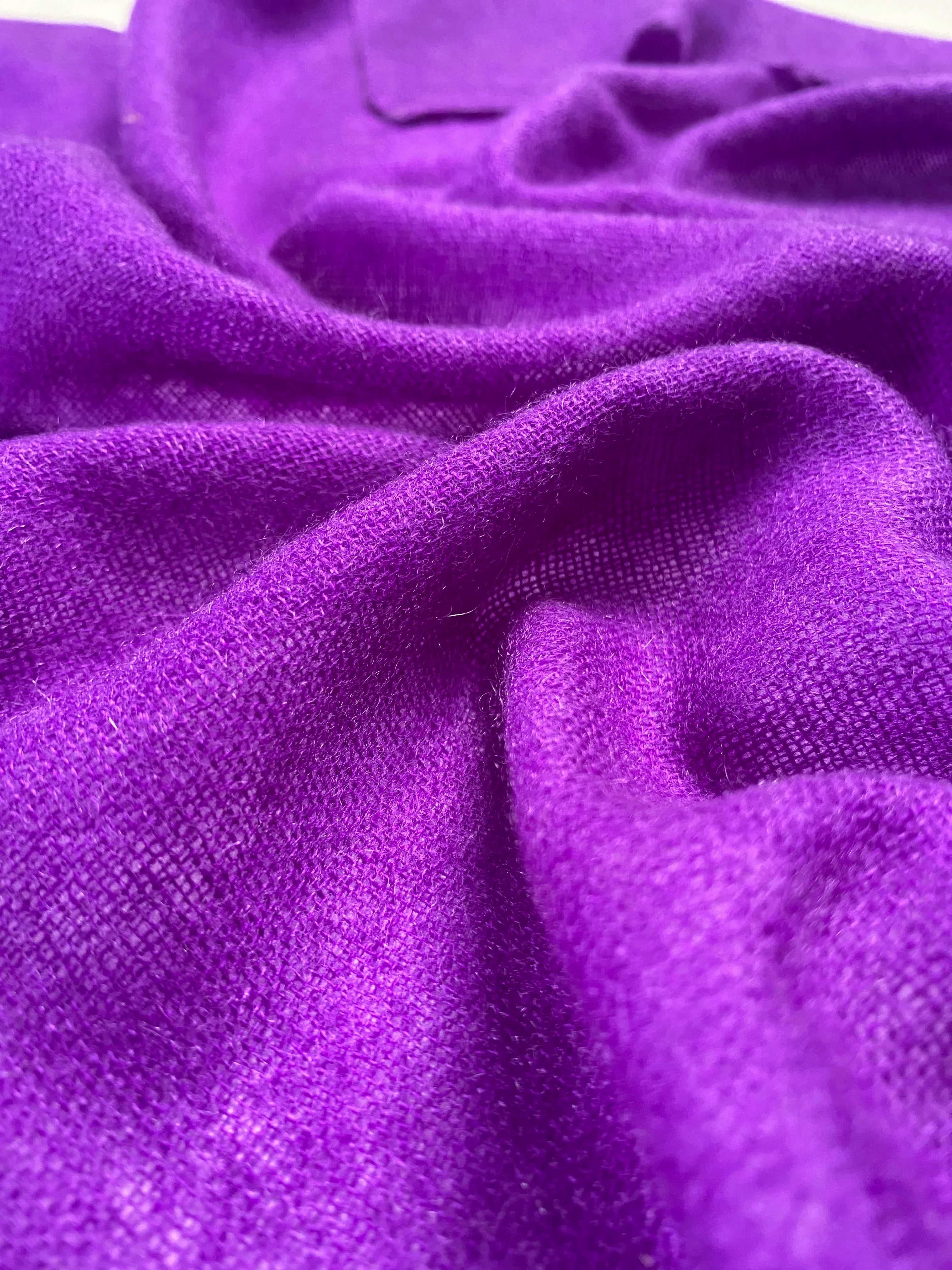 Double Lock Cashmere Schal - Violette - aura cashmere