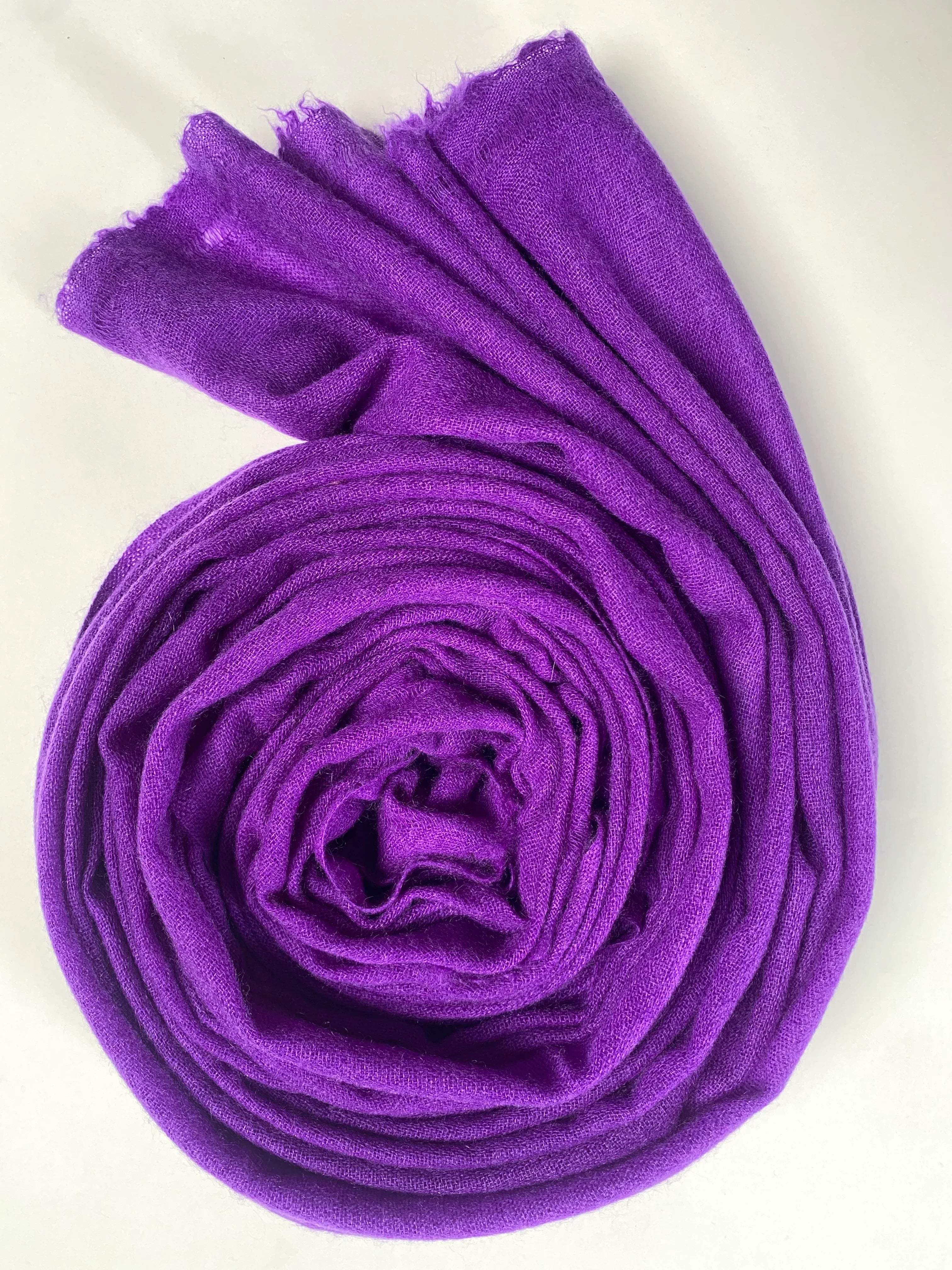 Double Lock Cashmere Schal - Violette - aura cashmere