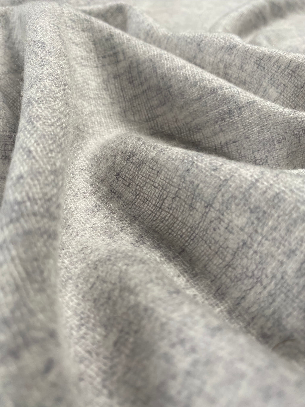 Double Lock Cashmere Schal - Natural Hellgrau - aura cashmere