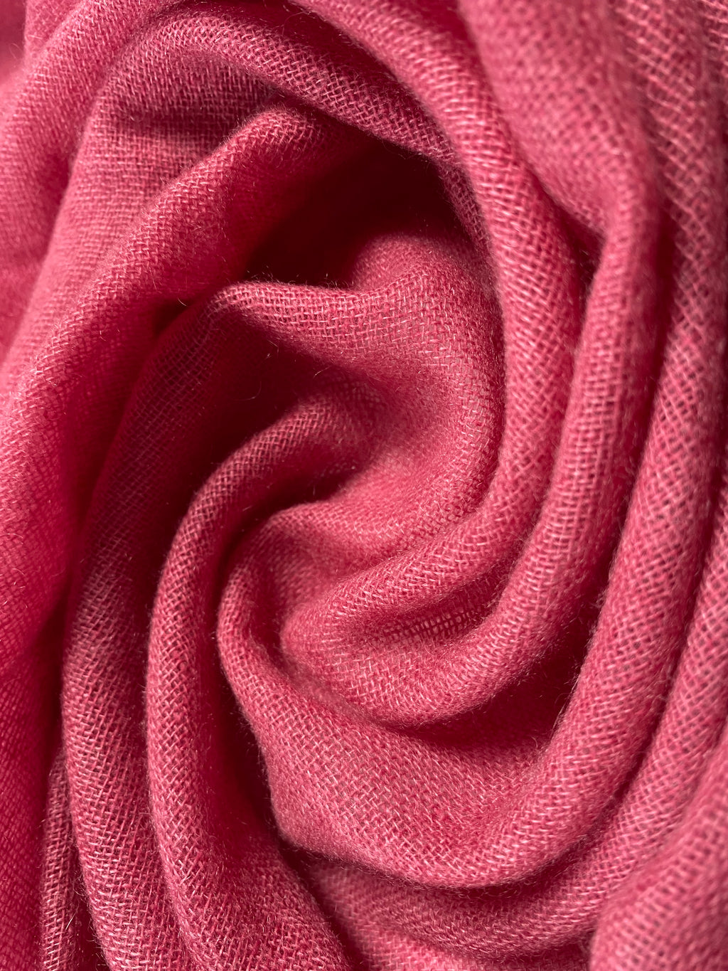 Double Lock Cashmere Schal - Granatapfel Rot - aura cashmere