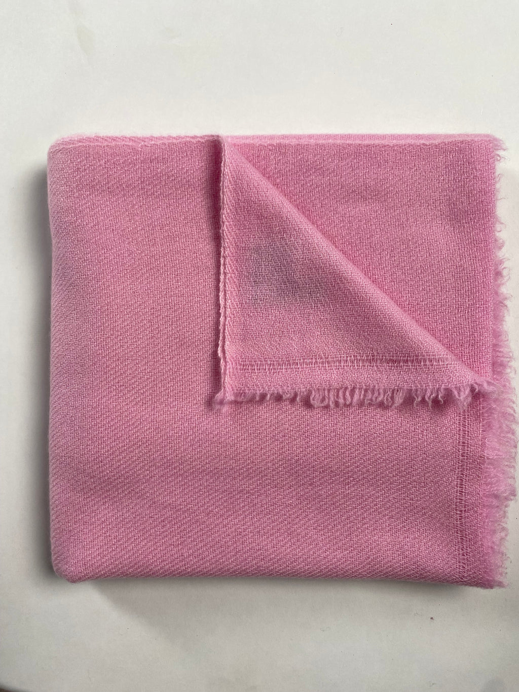 Double Lock Cashmere Schal - Rosa - aura cashmere