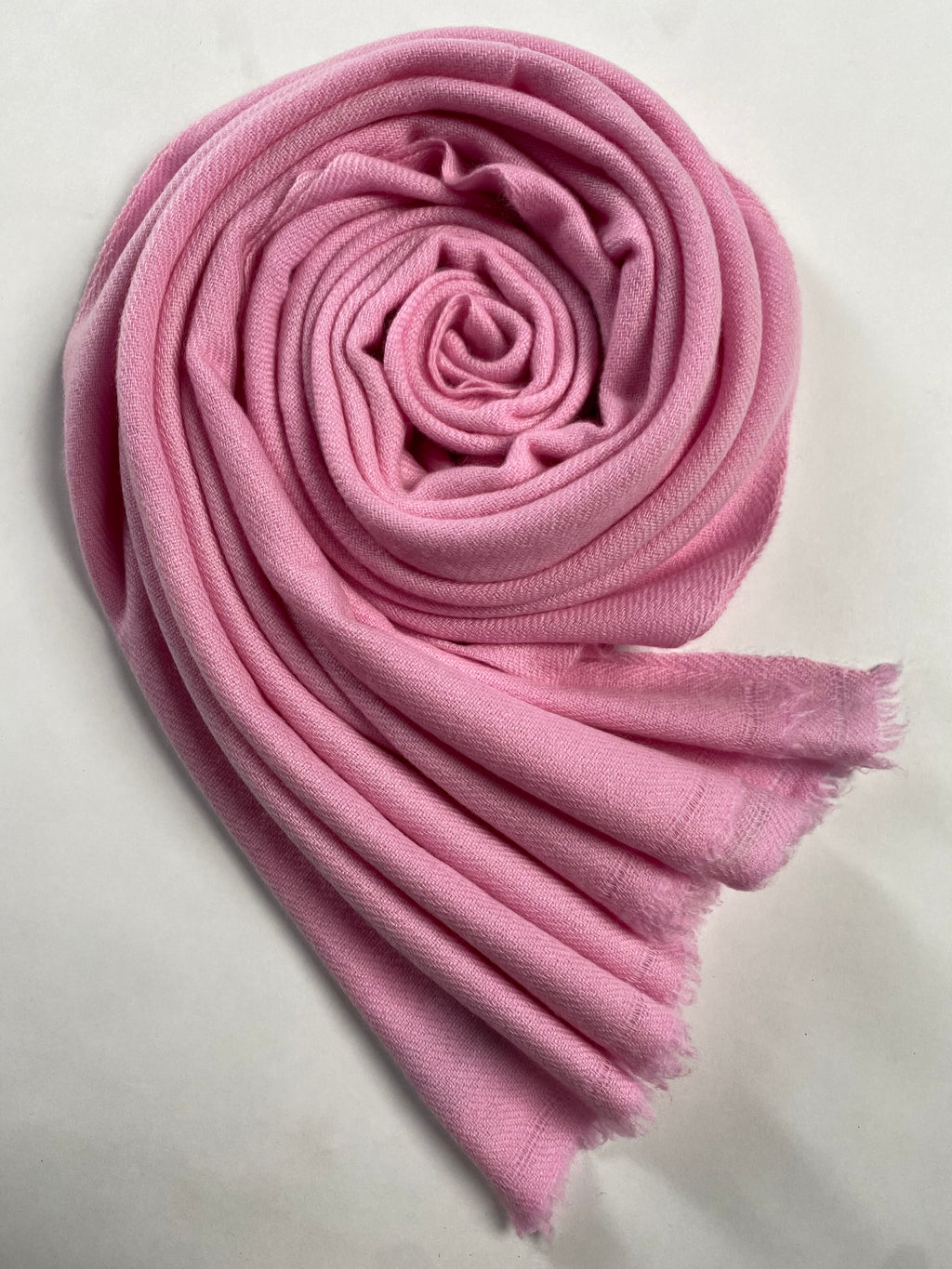 Double Lock Cashmere Schal - Rosa - aura cashmere