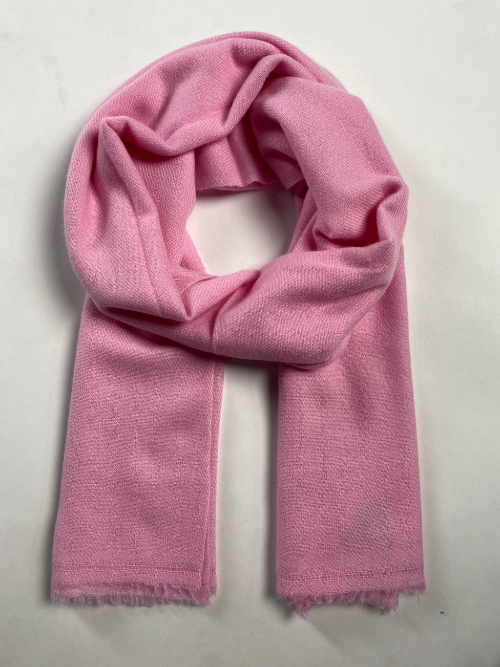 Double Lock Cashmere Schal - Rosa - aura cashmere