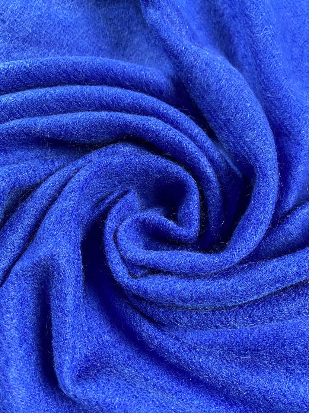 Double Lock Cashmere Schal - Royal Blau - aura cashmere