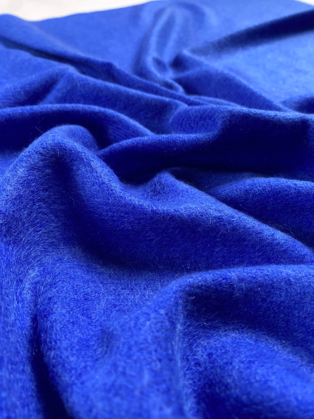 Double Lock Cashmere Schal - Royal Blau - aura cashmere
