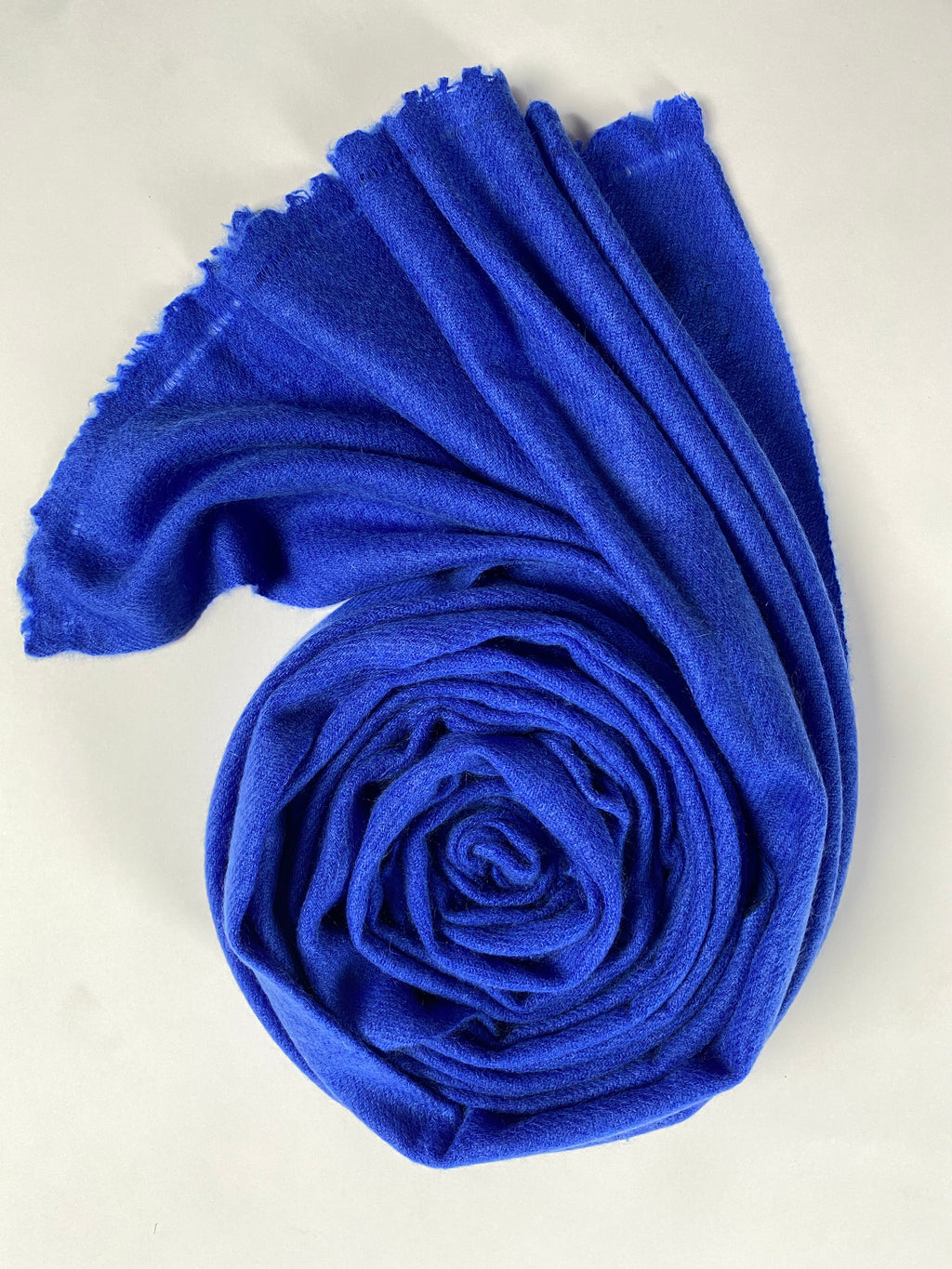 Double Lock Cashmere Schal - Royal Blau - aura cashmere