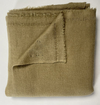 Double Lock Cashmere Schal - Kaki - aura cashmere