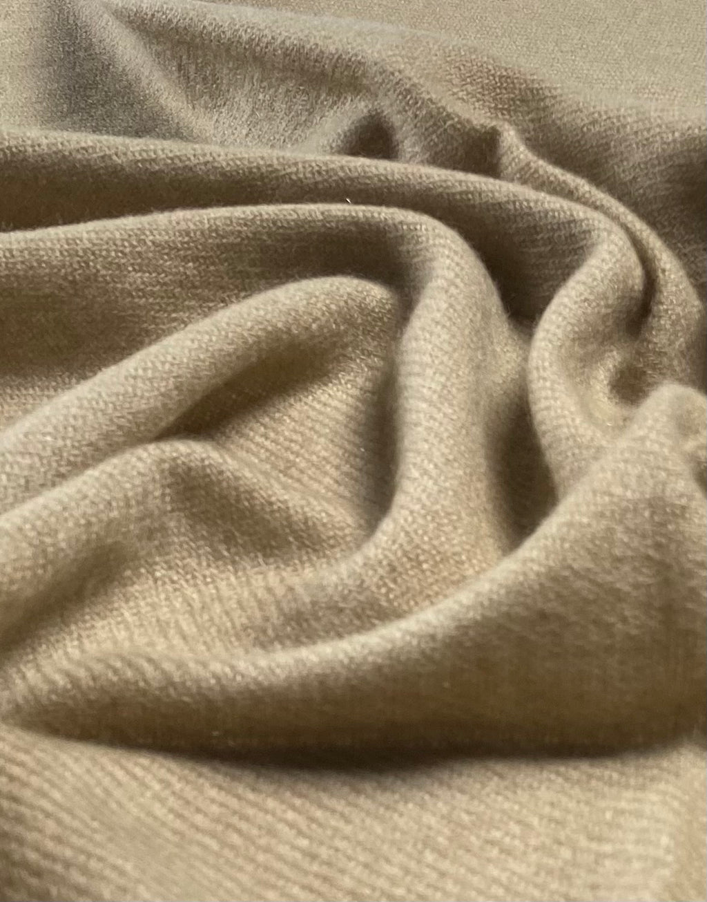 Double Lock Cashmere Schal - Kaki - aura cashmere