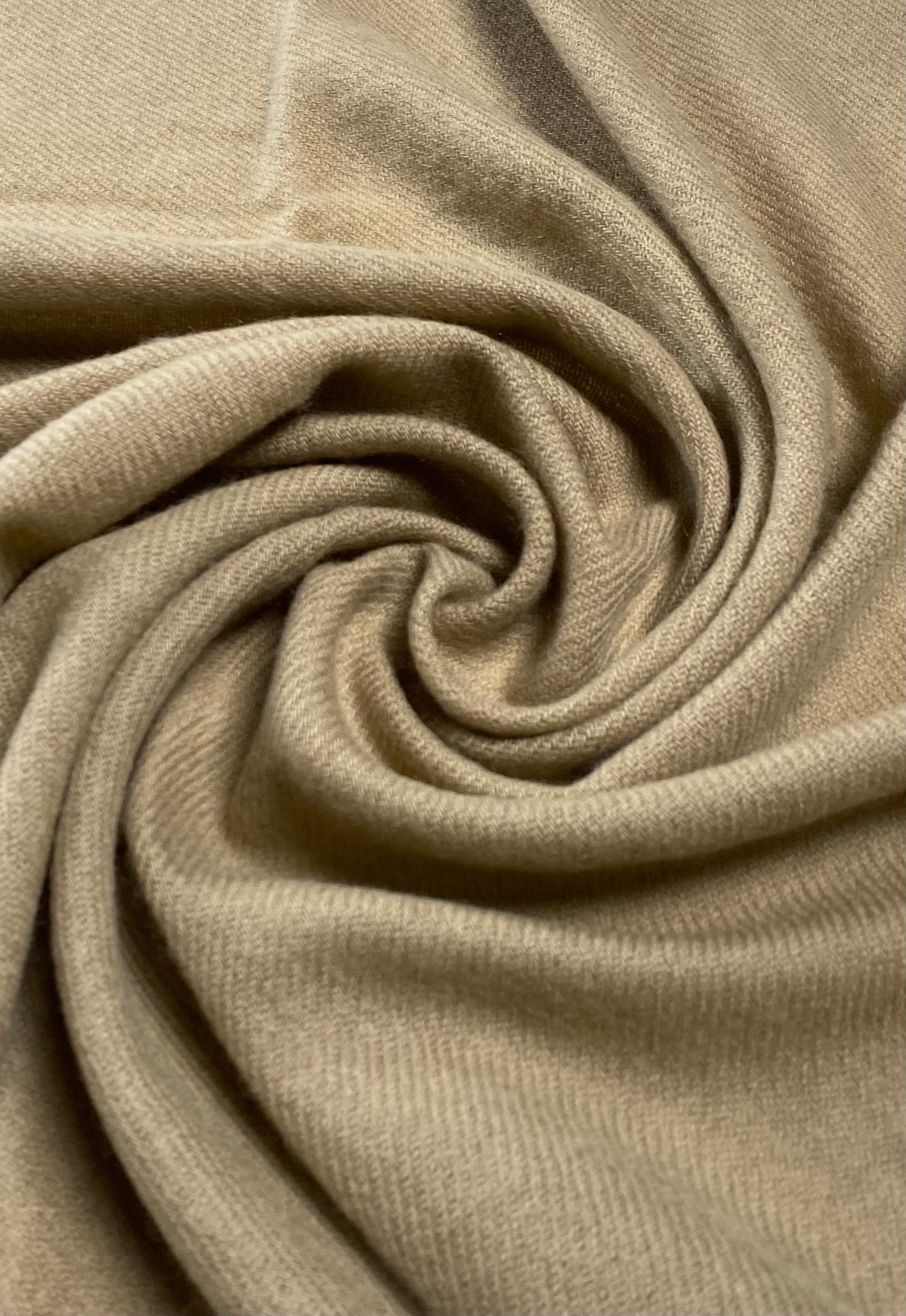 Double Lock Cashmere Schal - Kaki - aura cashmere