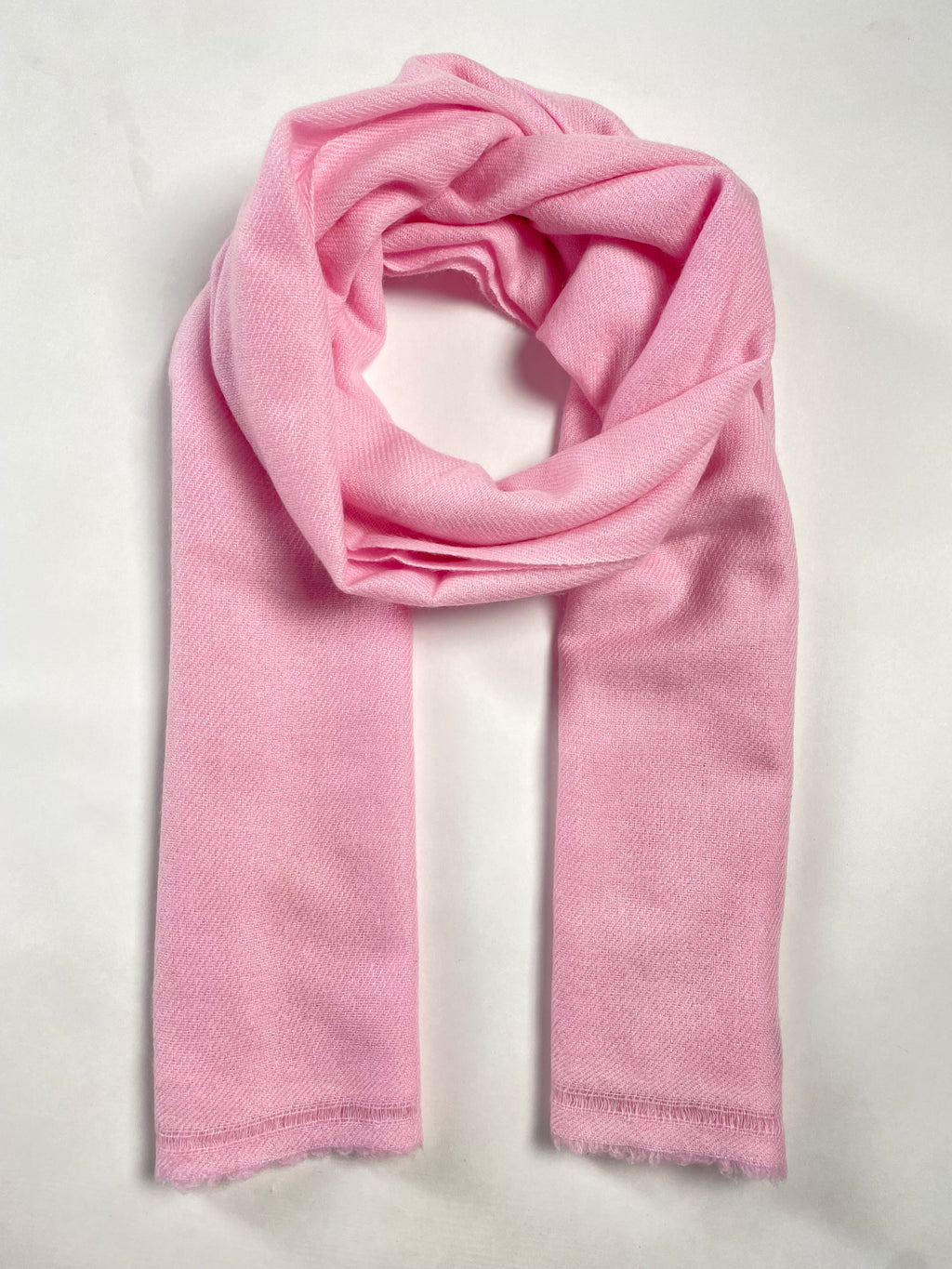 Double Lock Cashmere Schal - Hell Pink - aura cashmere