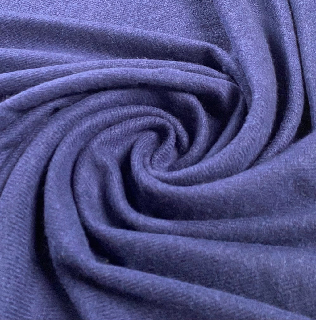 Double Lock Cashmere Schal - Dunkelblau - aura cashmere