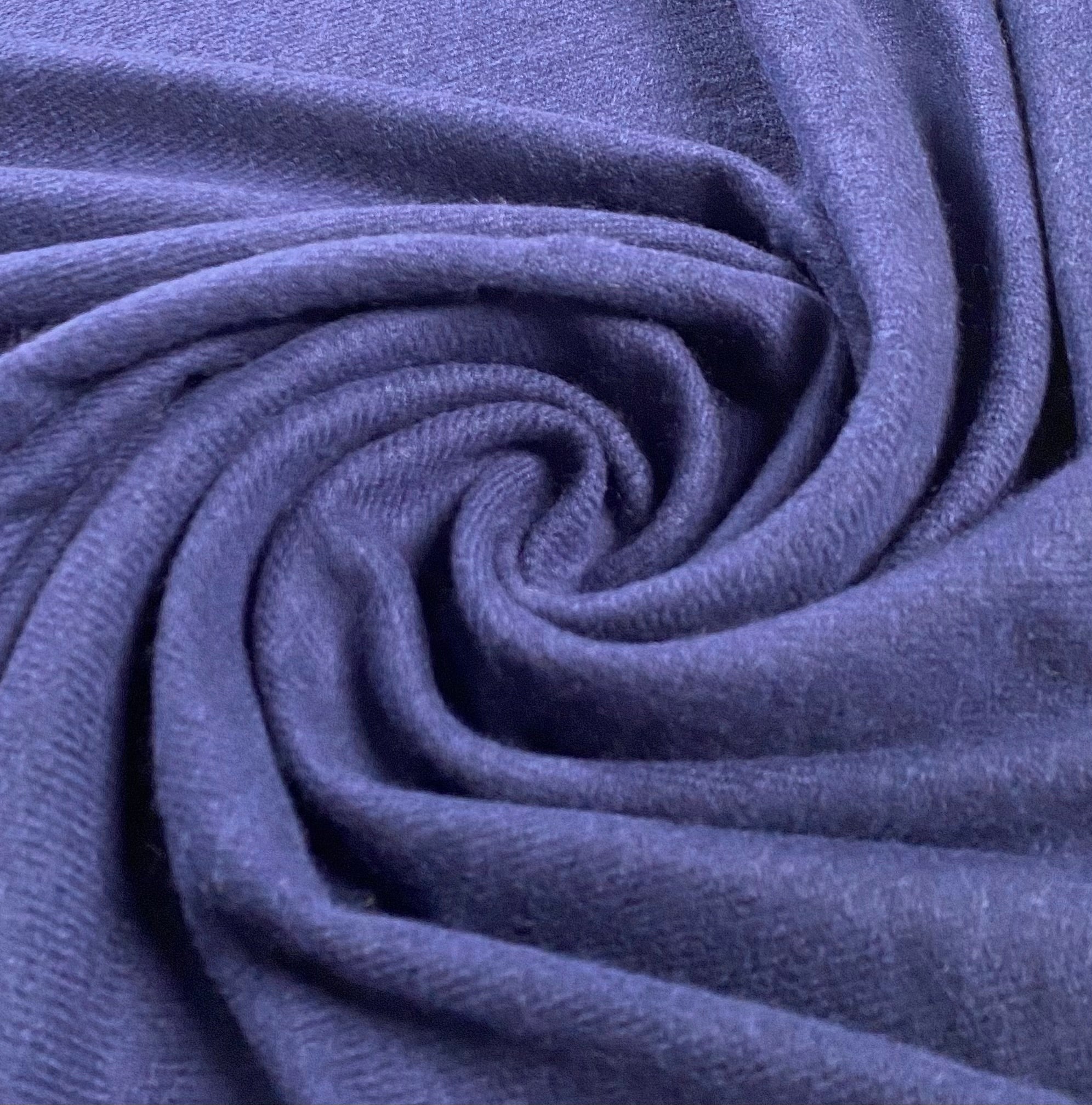 Double Lock Cashmere Schal - Dunkelblau - aura cashmere