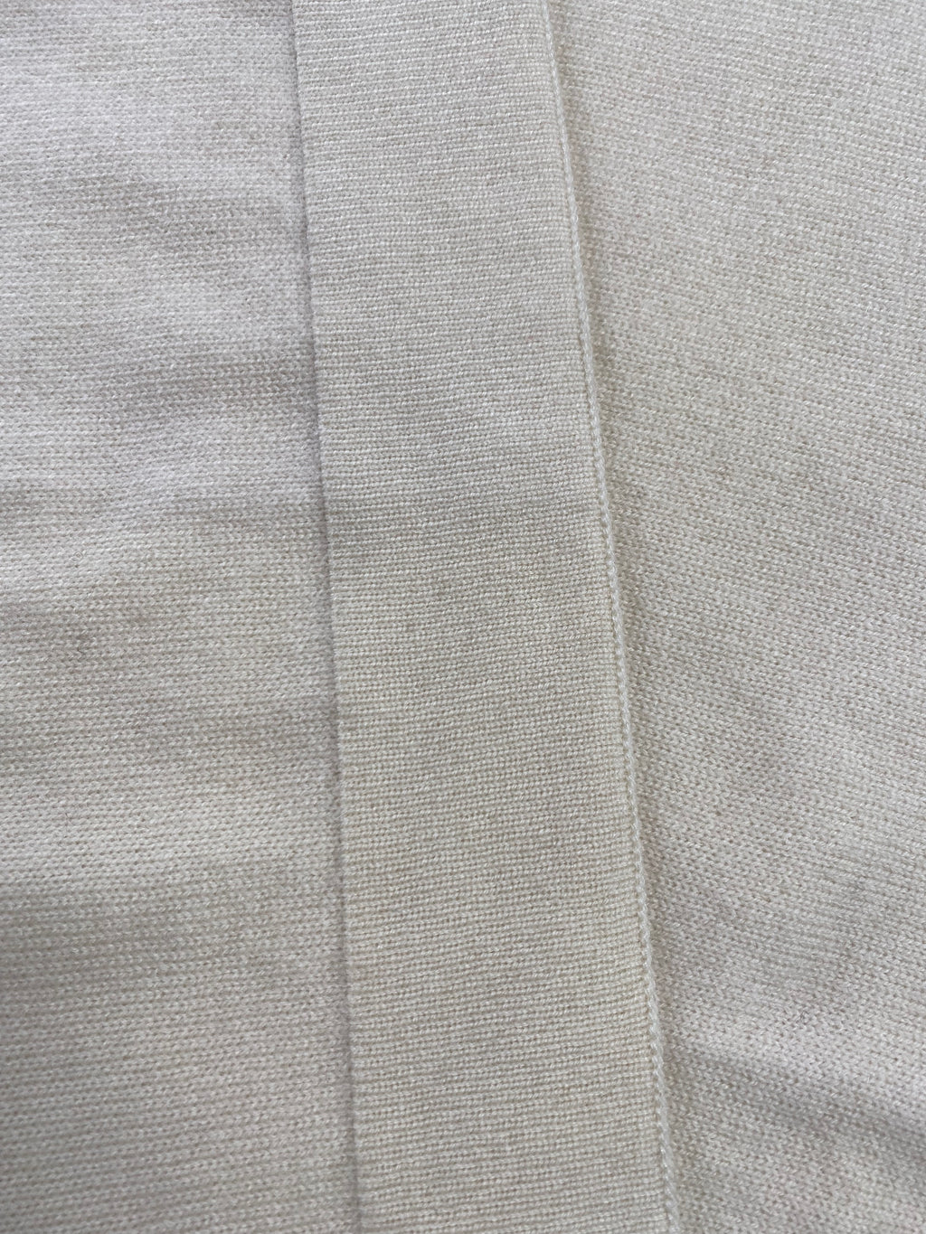 Knitted Cashmere Schal - Offwhite - aura cashmere