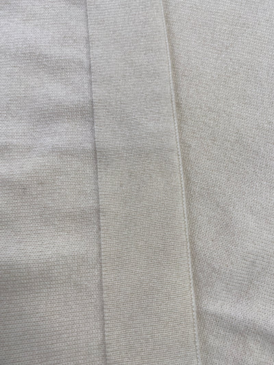 Knitted Cashmere Schal - Offwhite - aura cashmere
