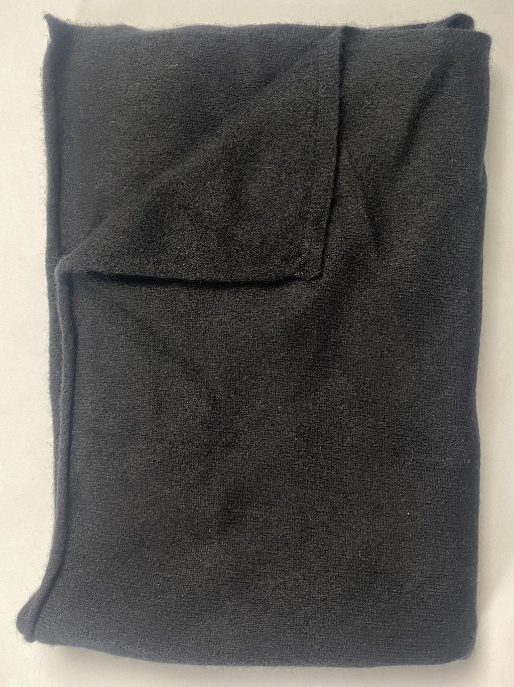 Knitted Cashmere Schal - Schwarz - aura cashmere