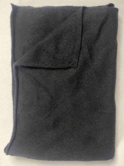 Knitted Cashmere Schal - Schwarz - aura cashmere