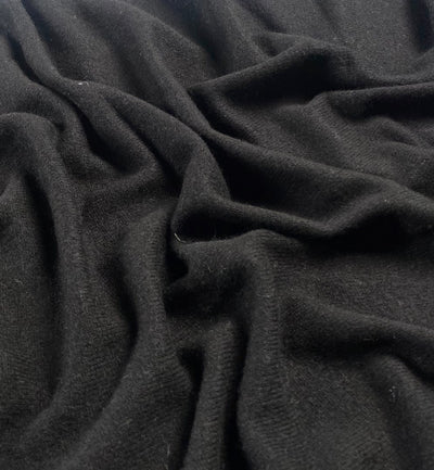 Knitted Cashmere Schal - Schwarz - aura cashmere