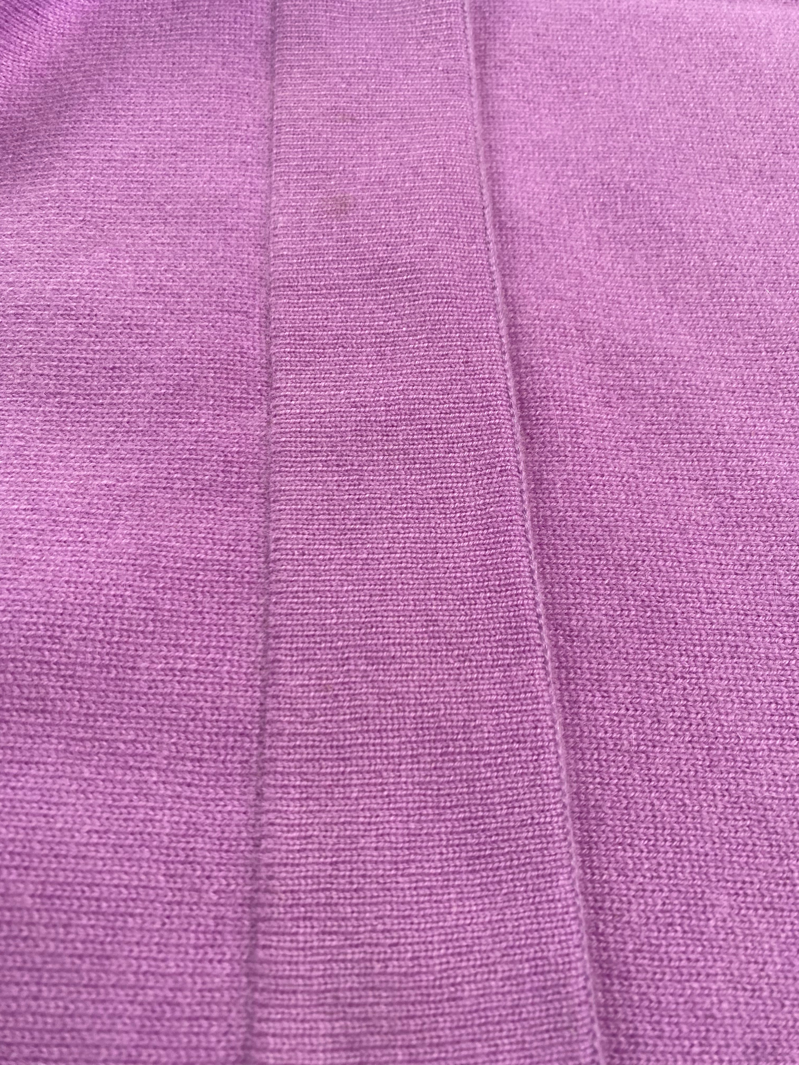 Knitted Cashmere Schal - Dunkelrosa - aura cashmere