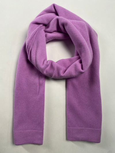 Knitted Cashmere Schal - Dunkelrosa - aura cashmere