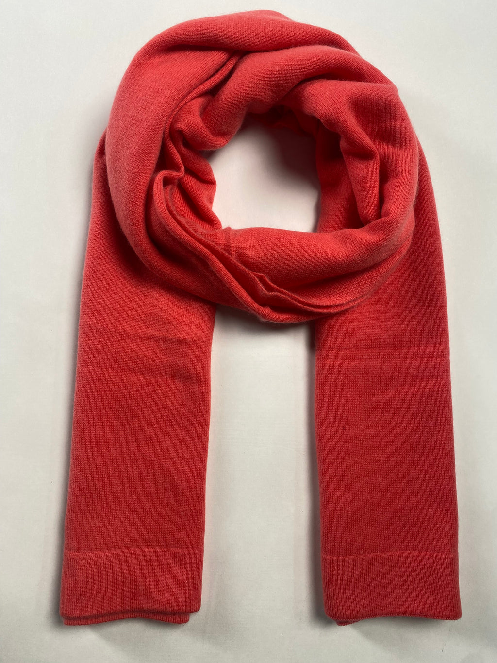 Knitted Cashmere Schal - Rot - aura cashmere