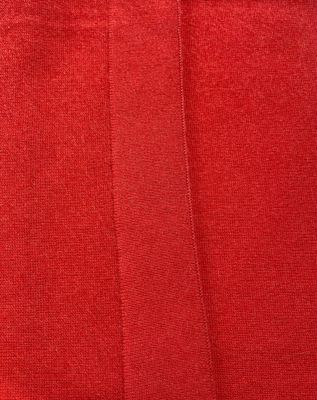 Knitted Cashmere Schal - Rot - aura cashmere