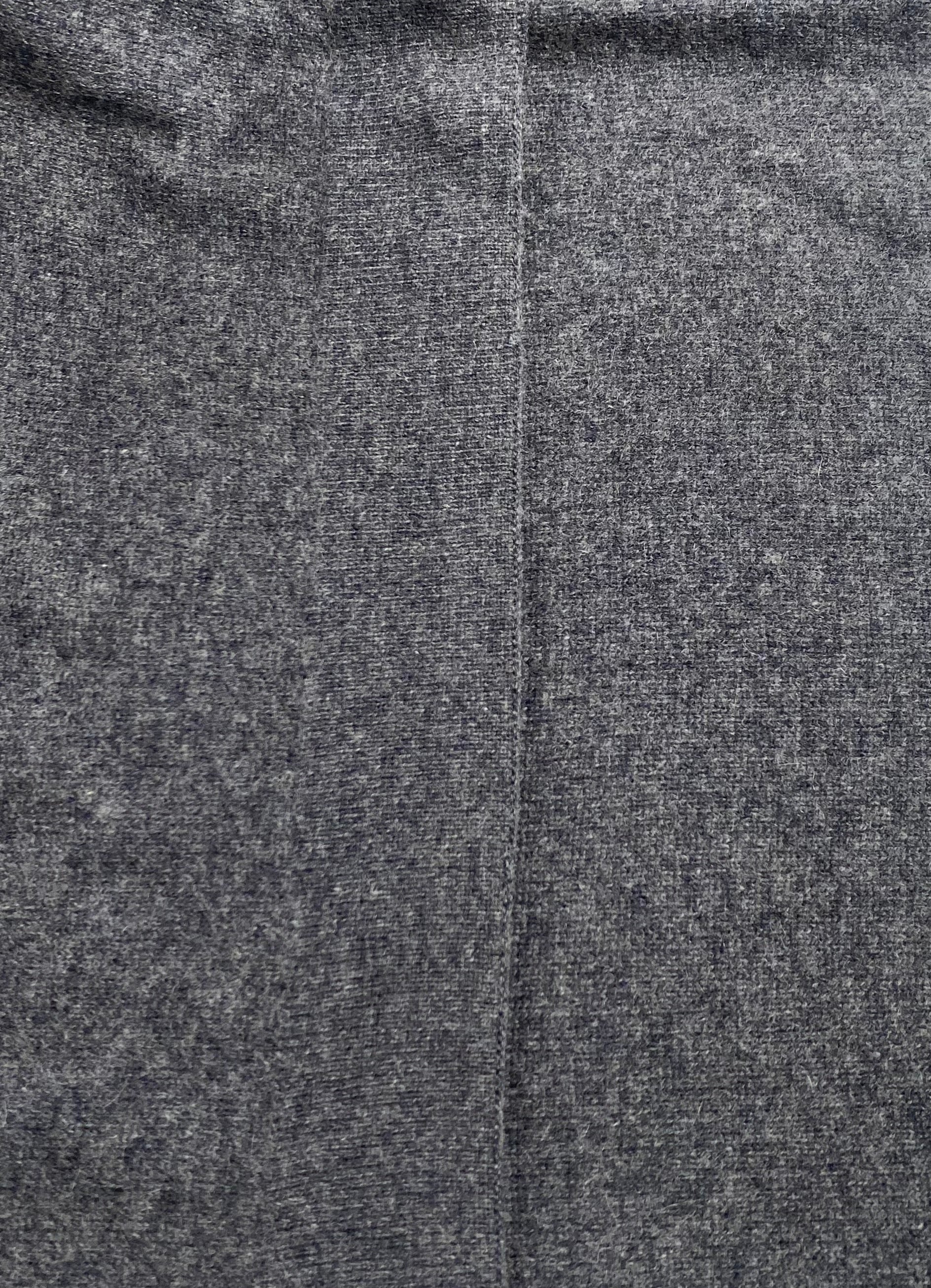 Knitted Cashmere Schal - Dunkelgrau - aura cashmere