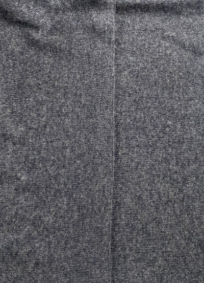 Knitted Cashmere Schal - Dunkelgrau - aura cashmere