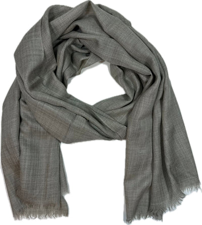 Aura Kashmir Basalt – handgewebter Cashmere-Schal, Produktansicht 1