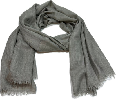 Aura Kashmir Basalt – handgewebter Cashmere-Schal, Produktansicht 7