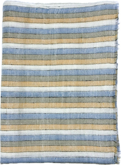 Aura Kashmir Coastal Lines – handgewebter Cashmere-Schal, Produktansicht 7