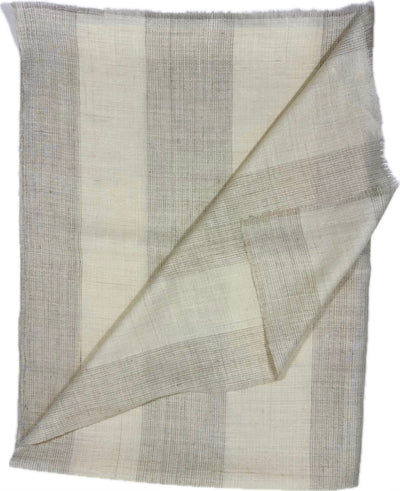 Aura Kashmir Stonefield Stripe – handgewebter Cashmere-Schal, Produktansicht 2