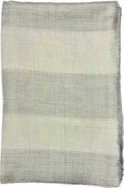 Aura Kashmir Stonefield Stripe – handgewebter Cashmere-Schal, Produktansicht 8