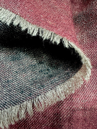 Kashmiri - Ruby & Obsidian – Double-Face-Cashmere-Schal, Originalansicht 4