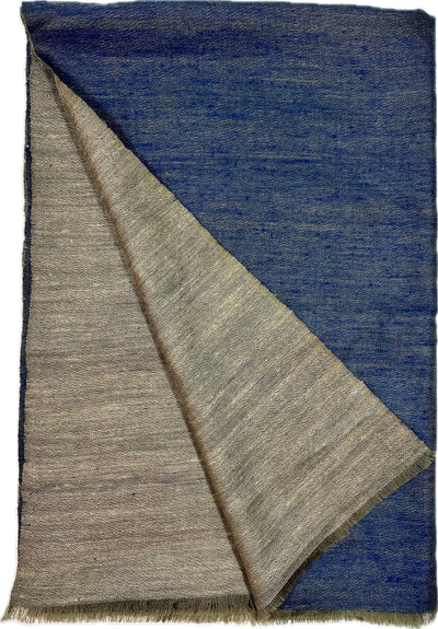 Kashmiri - Sand & Night Sky – Double-Face-Cashmere-Schal, Originalansicht 2