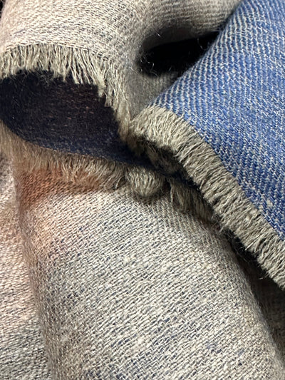 Kashmiri - Sand & Night Sky – Double-Face-Cashmere-Schal, Originalansicht 4