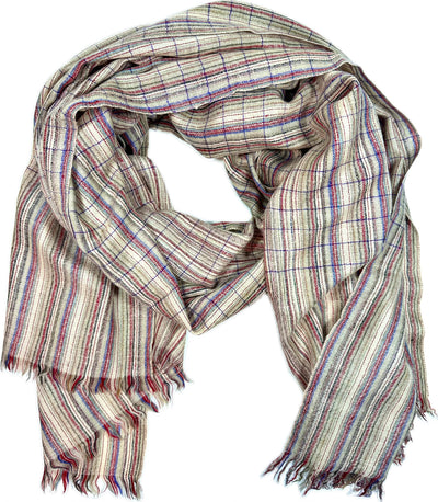 Aura Kashmiri - Fine Multistripe – Cashmere-Stola 100 × 200 cm, Produktansicht 9