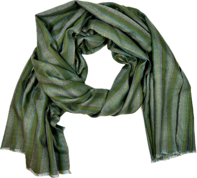 Aura Kashmiri - Forest Stripes – Cashmere-Stola 100 × 200 cm, Produktansicht 1