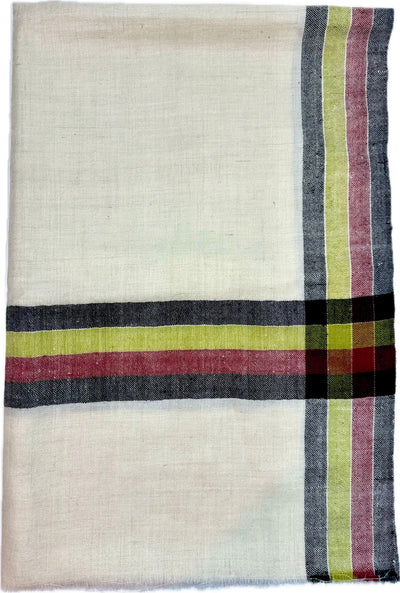 Aura Kashmiri - Side Stripe Trio – Cashmere-Stola 100 × 200 cm, Produktansicht 4