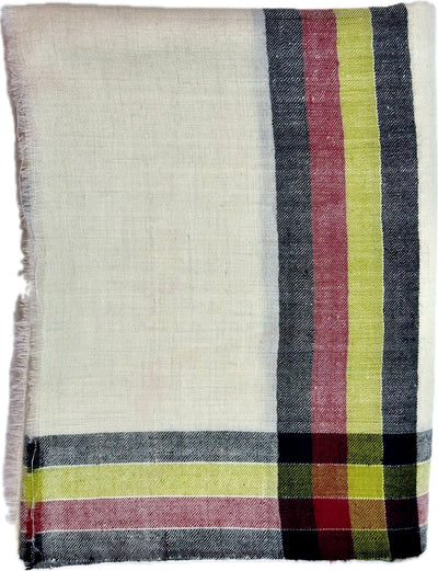 Aura Kashmiri - Side Stripe Trio – Cashmere-Stola 100 × 200 cm, Produktansicht 8