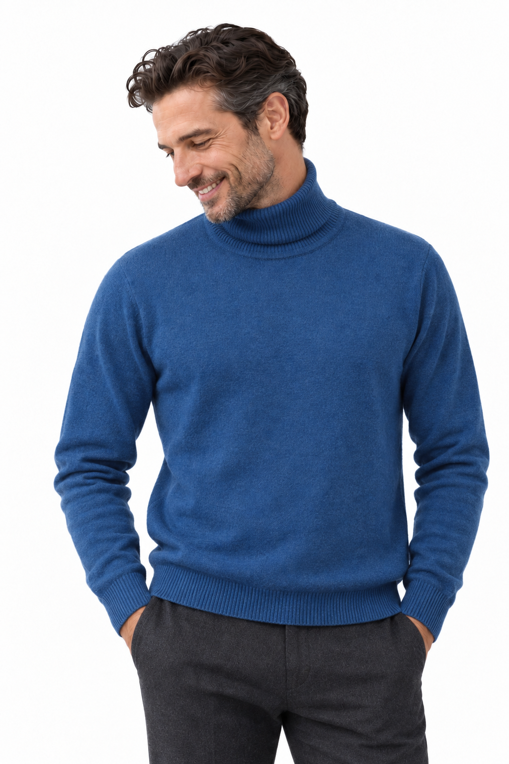 Rise – Rollkragen-Pullover für Herren – Modellansicht