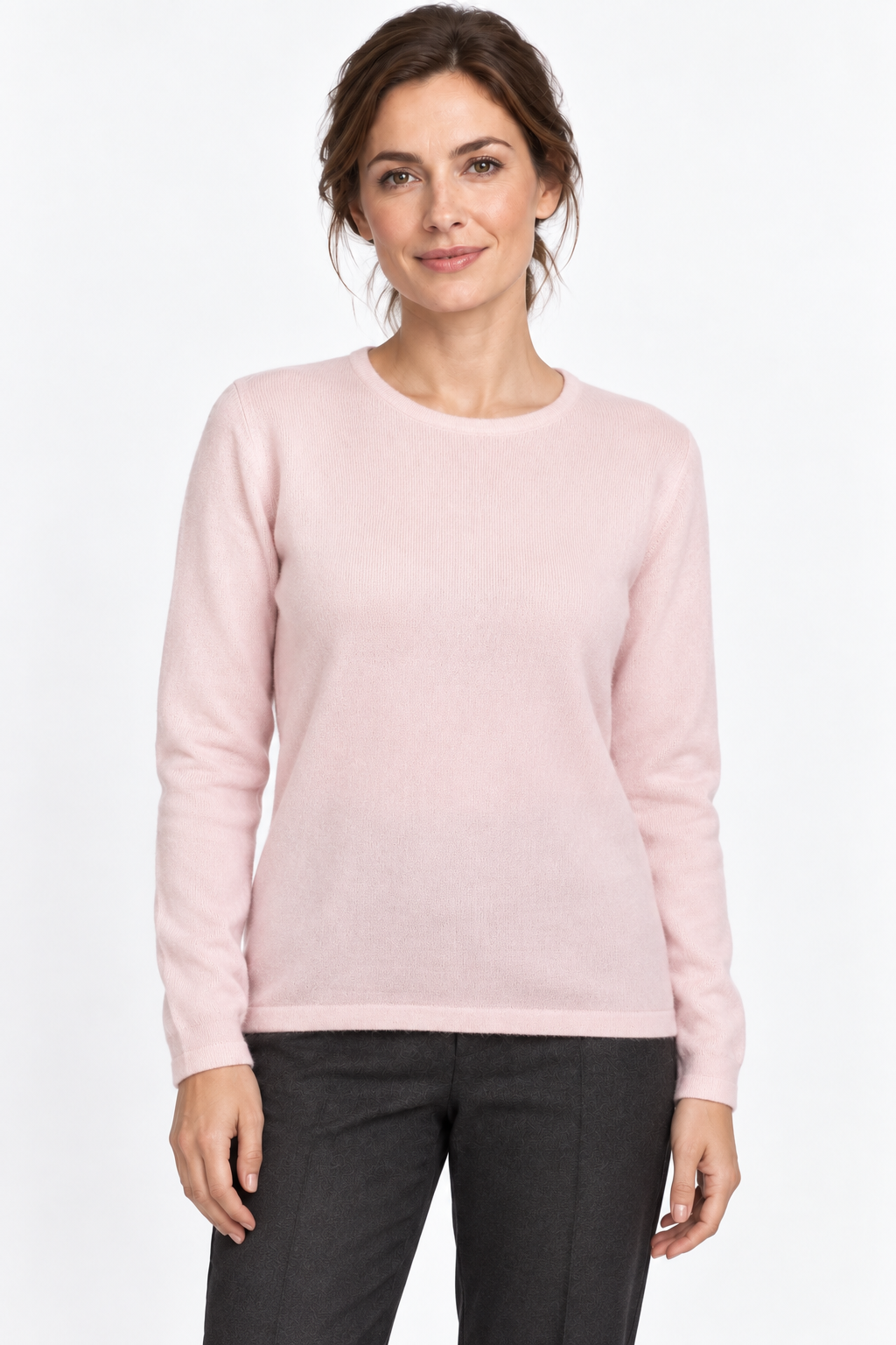 Circle – Rundhals-Pullover für Damen – Modellansicht